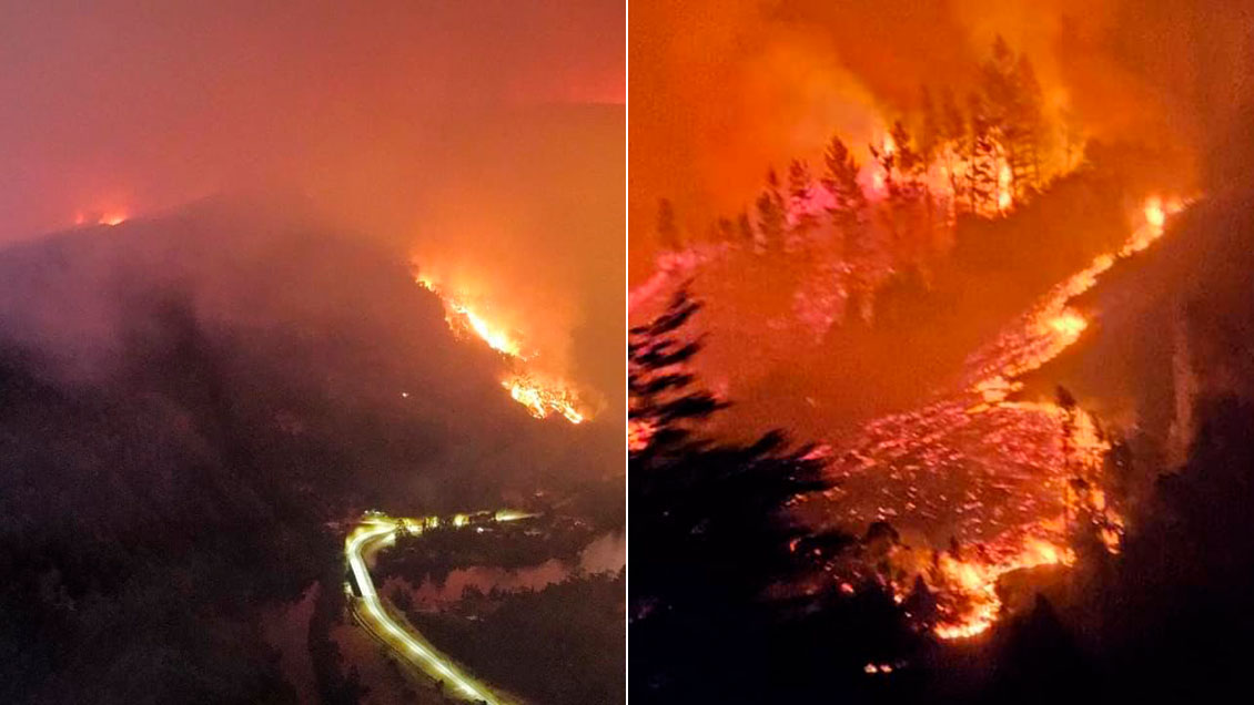 Corral y Valdivia están bajo alerta roja por incendio forestal