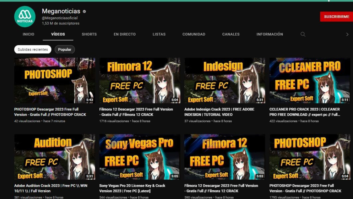 Mega sufre hackeo en sus cuentas de YouTube