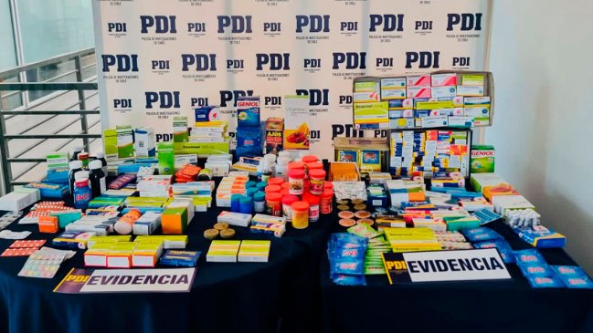   PDI detuvo a dos personas que vendían medicamentos en una feria de Arica 