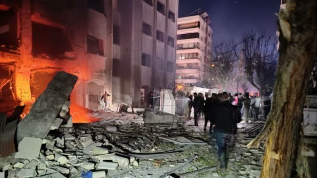  Ataque israelí con misiles dejó al menos 15 personas muertas en Damasco  