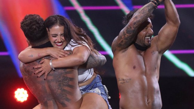 Thiago y Fabricio volvieron a verse las caras en rutina de Pamela Leiva