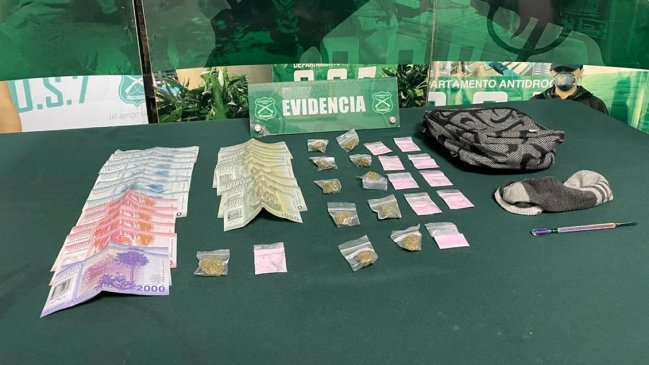 Carabineros detuvo a dos personas por venta de droga cerca de la Quinta Vergara