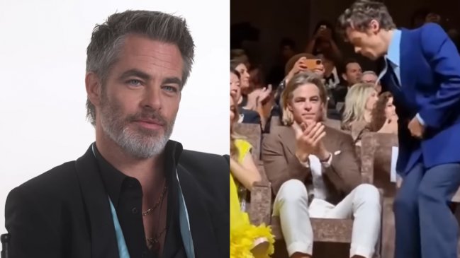 Chris Pine aclara polémica con Harry Styles por supuesto escupo