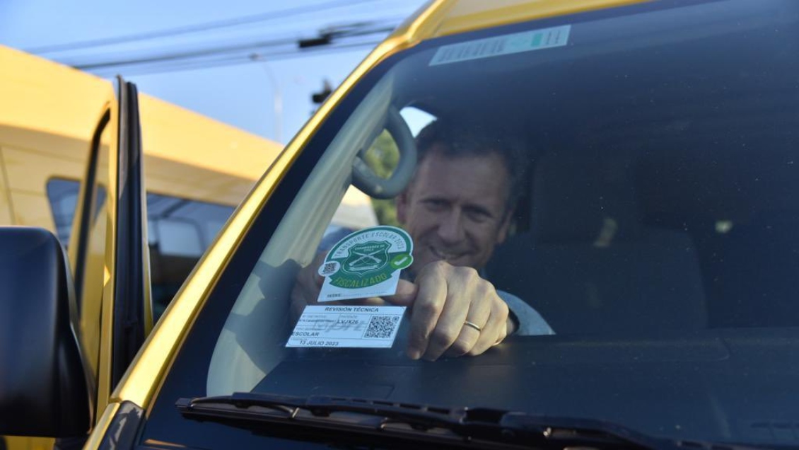 Autoridades fiscalizaron a transportistas escolares y sus vehículos de cara al Superlunes