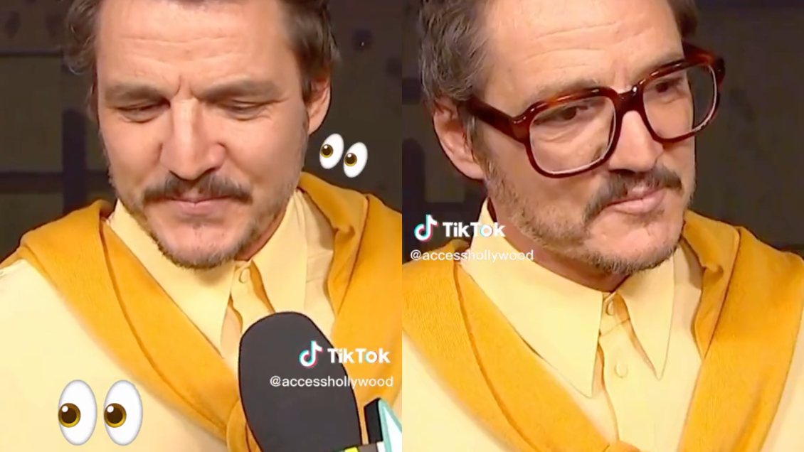 Pedro Pascal quedó helado luego de que periodista le mostrara tuits sexuales de fans