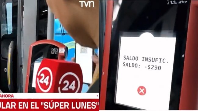 Sí pagó: Periodista se subió a micro del Transantiago y no tenía carga en la Bip