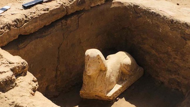   Encuentran una esfinge que podría representar al emperador Claudio en sur de Egipto 