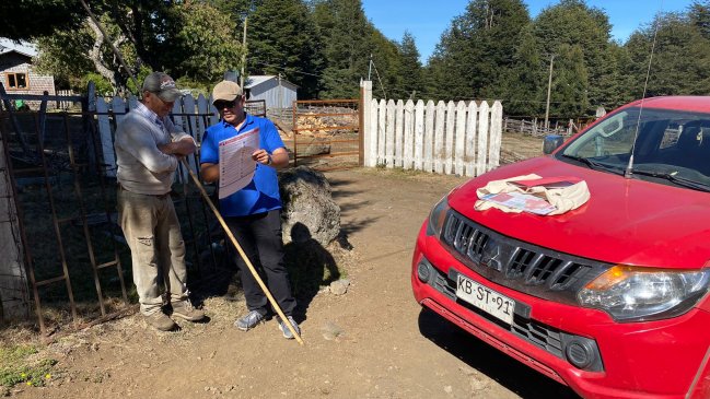Municipio inició catastro en sectores aledaños al Volcán Villarrica