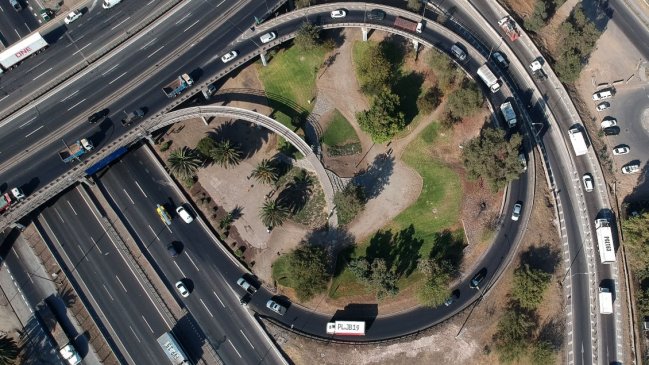 Desde este lunes cierran dos conexiones en enlace entre la Ruta 68 y la Autopista Vespucio Norte