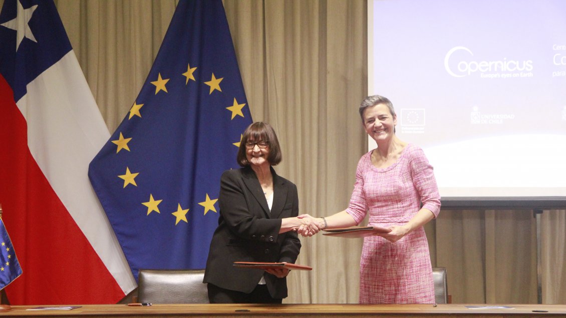 UE y U. de Chile presentaron el Centro Copernicus para la Observación de la Tierra