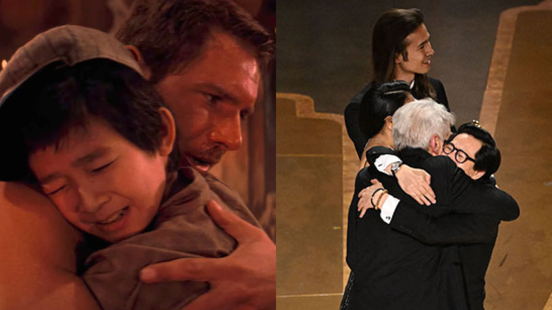 El emocionante abrazo de Harrison Ford y Ke Huy Quan 40 años después de Indiana Jones