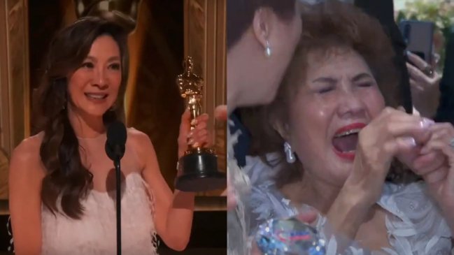 La eufórica celebración de la mamá de Michelle Yeoh tras conquistar el Oscar