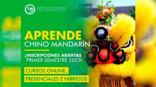 Instituto Confucio UC tiene inscripciones abiertas para cursos de chino mandarín