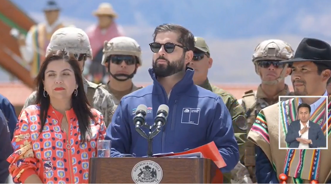 Presidente Boric acusó a Bolivia y Venezuela de entorpecer la expulsión de migrantes irregulares