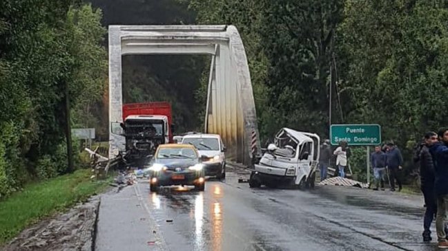 Accidente en ruta Valdivia-Paillaco dejó un muerto y dos heridos