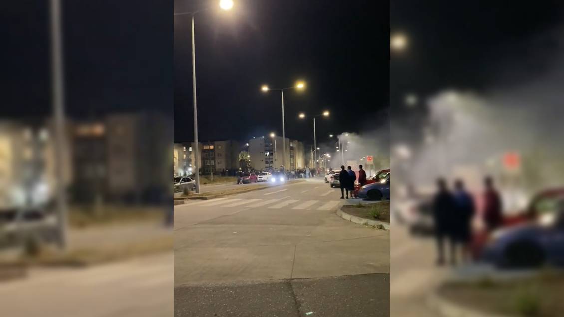 Vecinos de Concepción encendieron barricadas para evitar carreras clandestinas