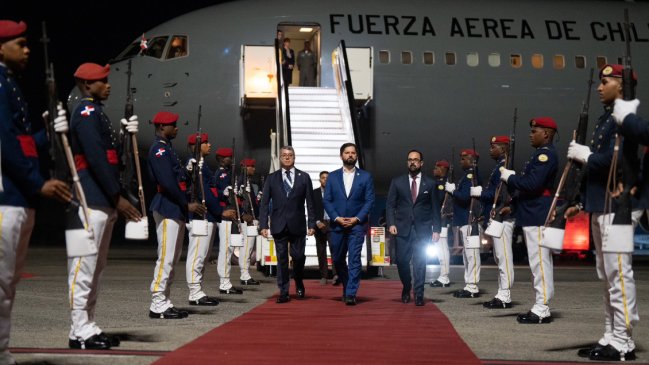  Presidente Boric arribó a República Dominicana para participar en la Cumbre Iberoamericana  