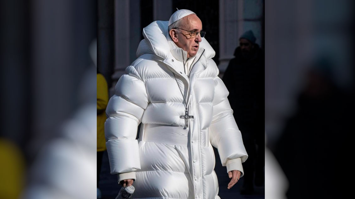 Tras viralización de fotos con ostentoso atuendo, Francisco insta al uso ético de la inteligencia artificial