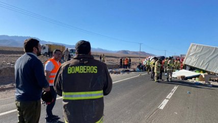   Colisión frontal quitó la vida a dos copilotos en Atacama 