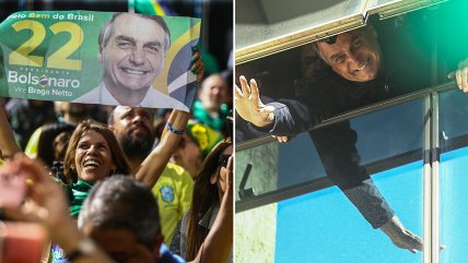   Así fue recibido Bolsonaro en su regreso a Brasil 