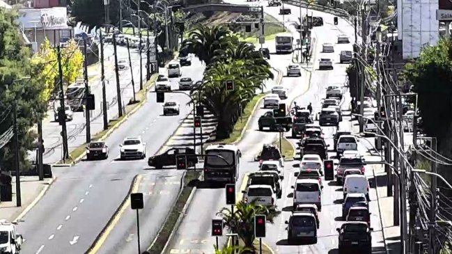 Concepción: Automovilistas se enfrentaron a tiros a lo largo de tres cuadras