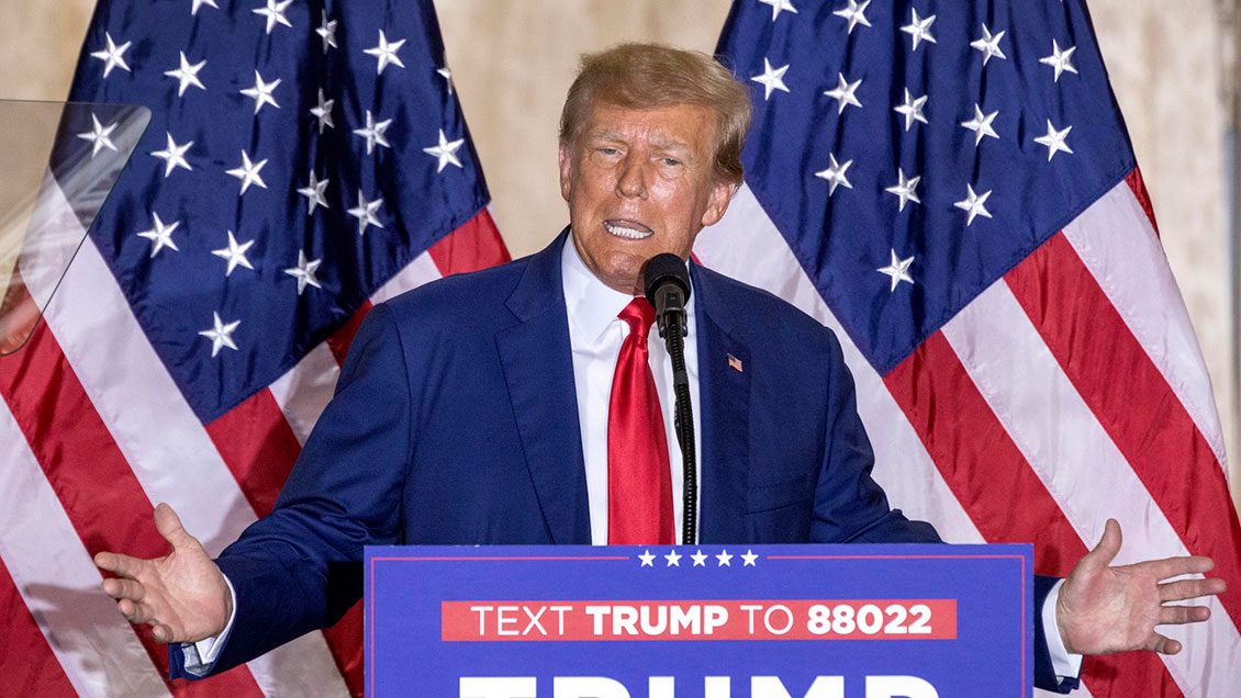 Donald Trump dice que causa penal es una maniobra política: 