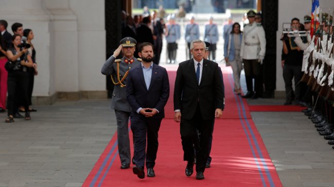 Fernández descarta hostilidad con Chile: 