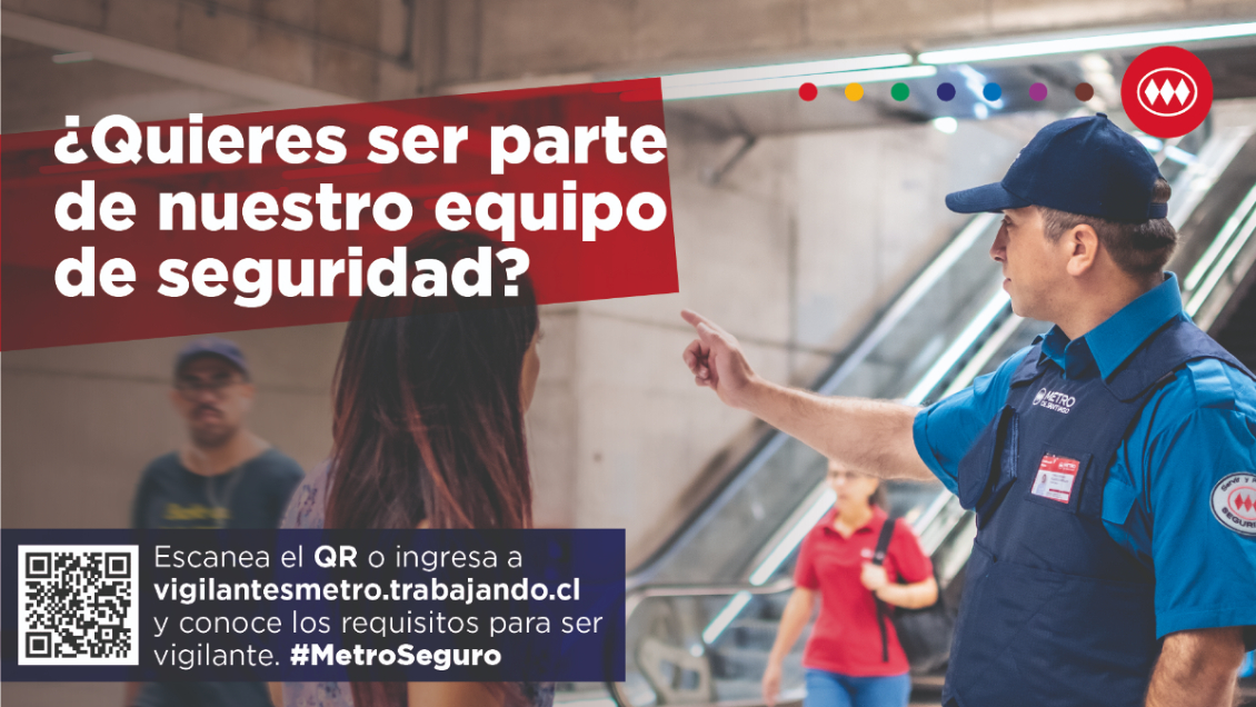 Metro realiza llamado para formar parte de su equipo de vigilantes privados