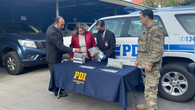 PDI realizó masiva incautación de drogas al interior de una comunidad mapuche en Ercilla