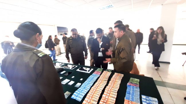 Carabineros detuvo a ocho sujetos por microtráfico de drogas en Temuco