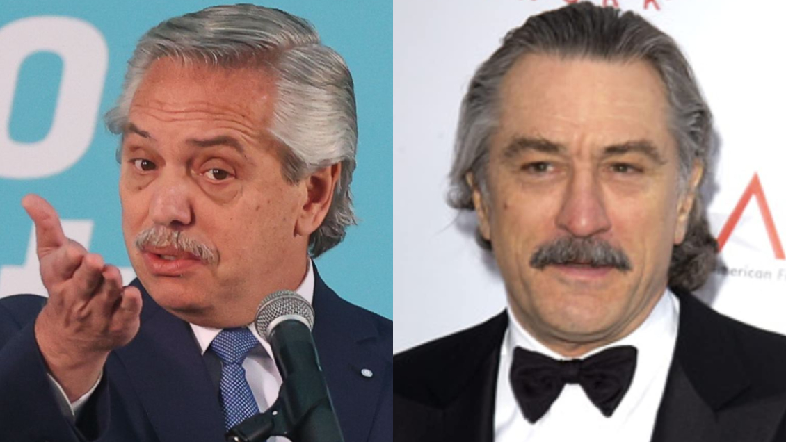 A Alberto Fernández le gustaría que Robert De Niro lo interprete en una película sobre su vida