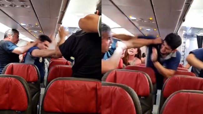   Protagonistas de riña en avión estaban borrachos y acosaron a azafatas 