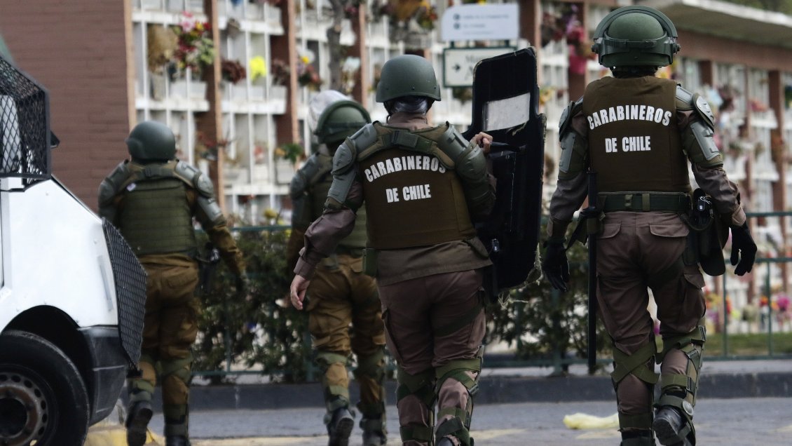 Amplio operativo policial por funeral de barrista en Lo Espejo