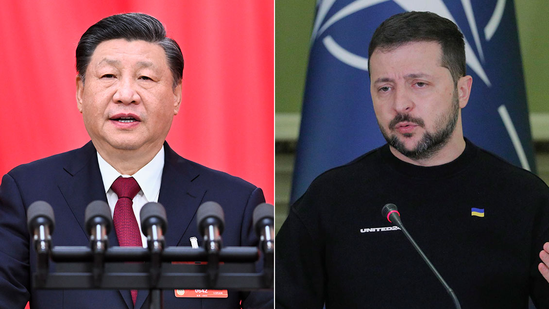 Ucrania: Diálogo entre Zelenski y Xi 