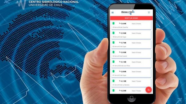 Sismología lanzó app para informarse e informar de temblores