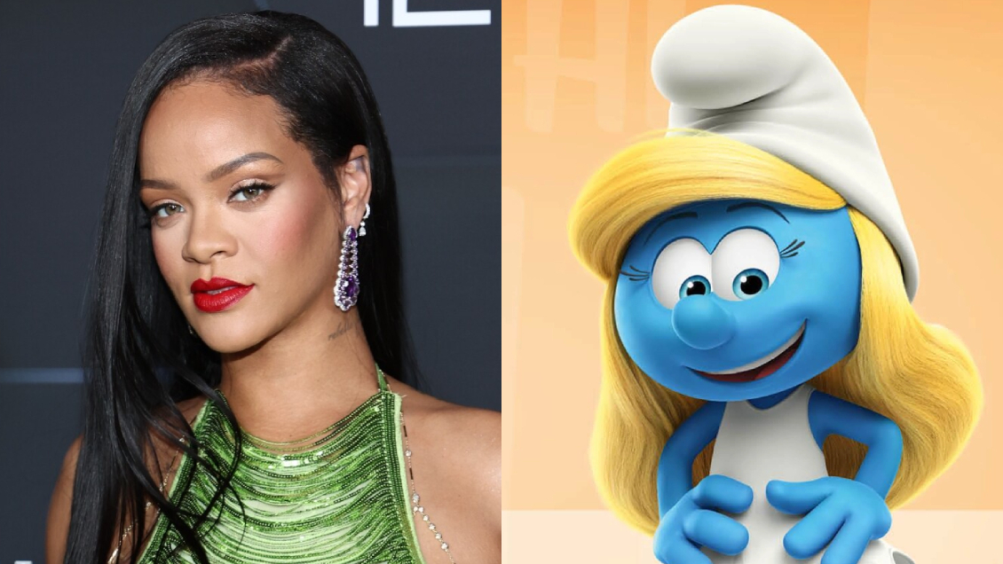 Rihanna será Pitufina en la nueva película de 