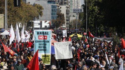  Los registros que dejó la multitudinaria marcha de la CUT en el Día Internacional del Trabajador  