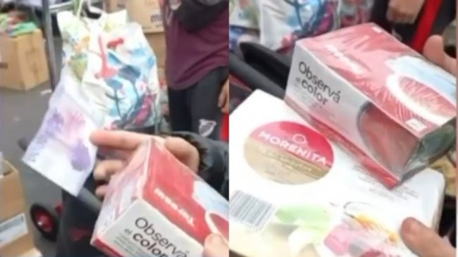 Tras viajes de chilenos: Argentinos llegaron al barrio Meiggs a vender sus productos