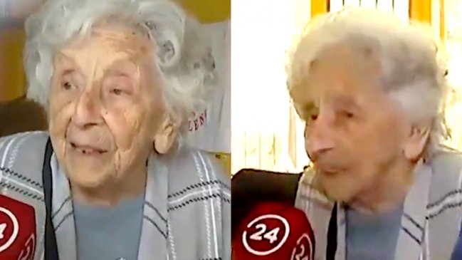 Mujer de 105 años que luchó por el sufragio femenino: 