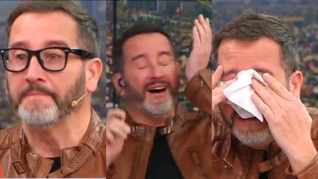 Inesperado audio dejó llorando a Eduardo Fuentes en pleno 