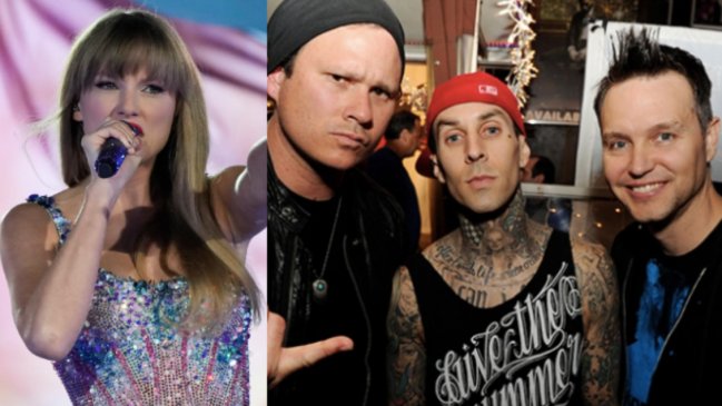 Blink-182 homenajeó a Taylor Swift con flamante versión en vivo de 