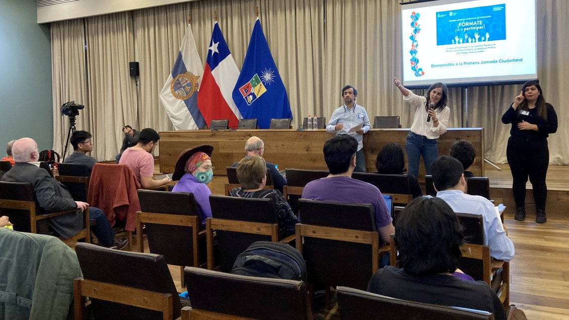 Organizaciones participaron en jornada de formación sobre participación en proceso constituyente