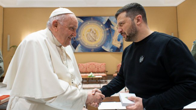  Zelenski tras reunirse con el papa: 