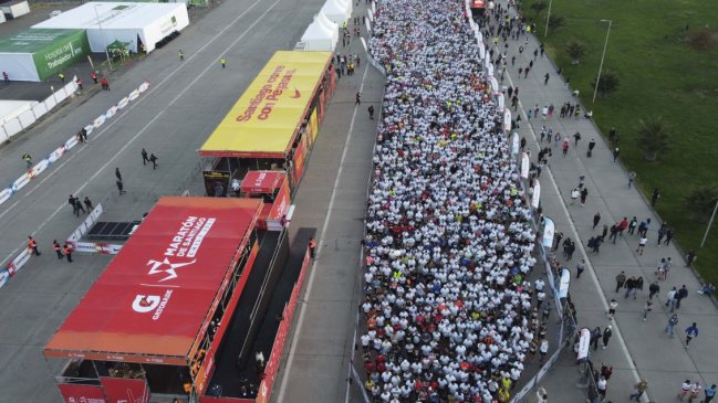 Casi mil cruces de calles intervenidos por Maratón de Santiago