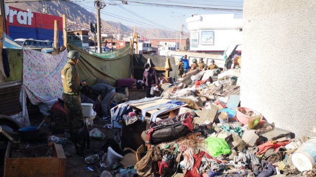   Desarme de mega ruco provocó el retiro de 14 toneladas de basura en Antofagasta 