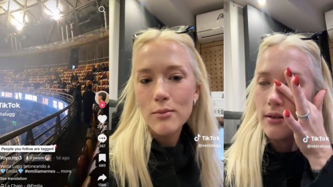 Vesta Lugg reaccionó entre lágrimas a burlas por poco público en su show: 