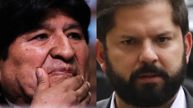  Evo Morales fustigó al Presidente Gabriel Boric por apoyo de Chile a Perú  