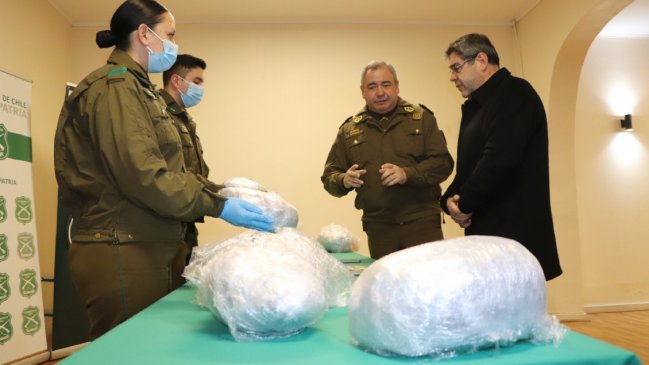 Pareja quedó en prisión preventiva tras ser descubiertos con 8,2 kilos de marihuana en La Araucanía
