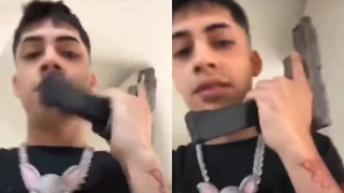 PDI determinó que el arma que usó Cris MJ en un video era 