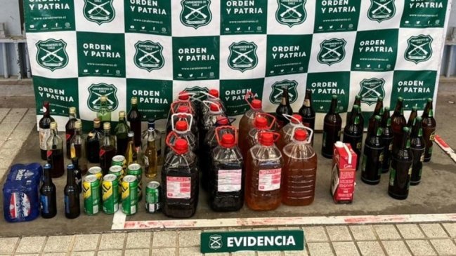 Carabineros desbarató venta clandestina de licores en restaurante de Chillán